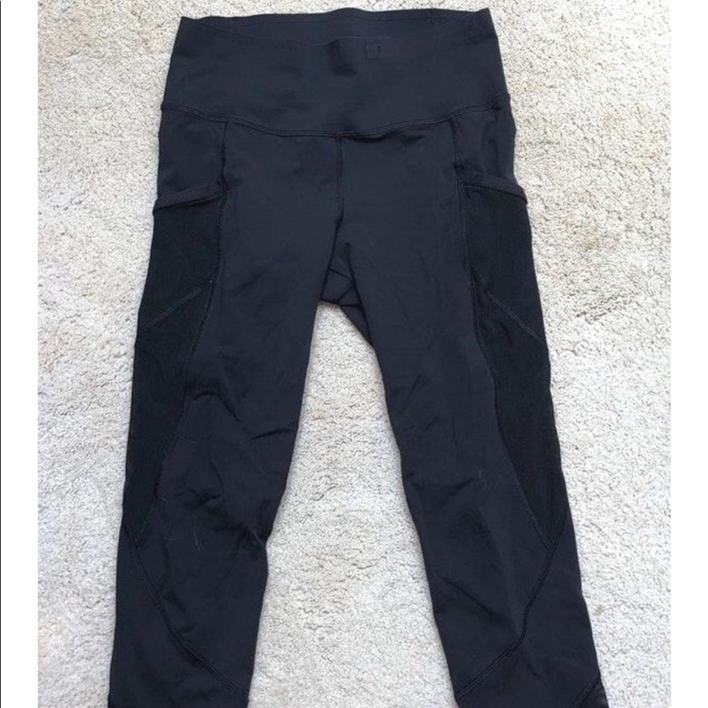 lululemon mesh panel leggings